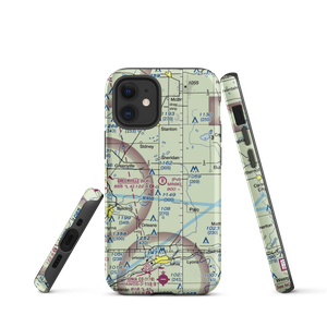 Minikey Airport (MI13) VFR Sectional  Tough iPhone Case