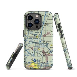 Minneman Airport (21IN) VFR Sectional  Tough iPhone Case