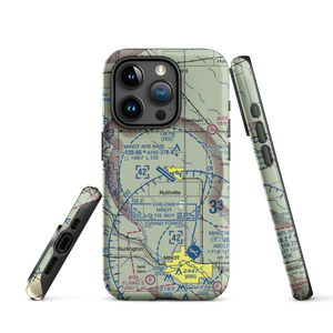 Minot Air Force Base (MIB) VFR Sectional  Tough iPhone Case