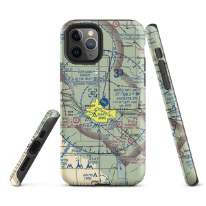 Minot International Airport (MOT) VFR Sectional  Tough iPhone Case