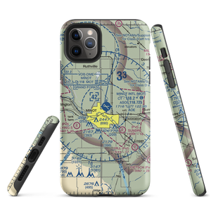 Minot International Airport (MOT) VFR Sectional  Tough iPhone Case