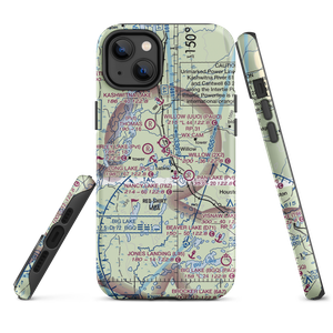 Minuteman Lake Seaplane Base (MFN) VFR Sectional  Tough iPhone Case