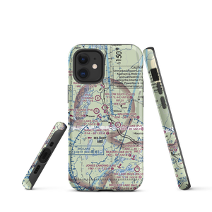 Minuteman Lake Seaplane Base (MFN) VFR Sectional  Tough iPhone Case