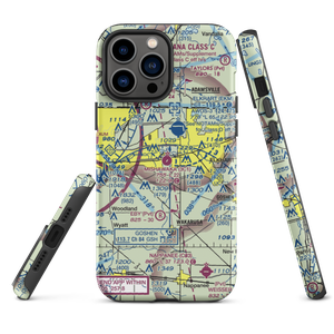 Mishawaka Pilots Club Airport (3C1) VFR Sectional  Tough iPhone Case