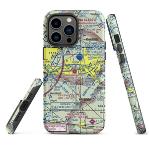 Mishawaka Pilots Club Airport (3C1) VFR Sectional  Tough iPhone Case