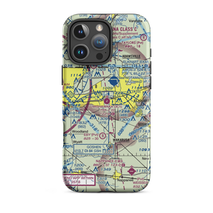 Mishawaka Pilots Club Airport (3C1) VFR Sectional  Tough iPhone Case