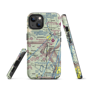 Miss Kittys Strip Airport (OG44) VFR Sectional  Tough iPhone Case