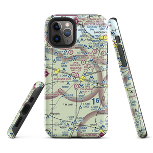 Missler-Bellevue Airport (6OH1) VFR Sectional  Tough iPhone Case