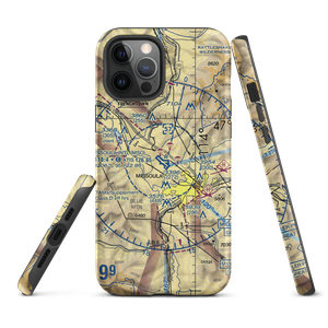 Missoula International Airport (MSO) VFR Sectional  Tough iPhone Case