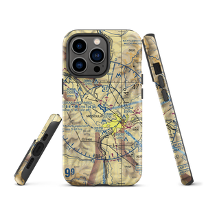 Missoula International Airport (MSO) VFR Sectional  Tough iPhone Case