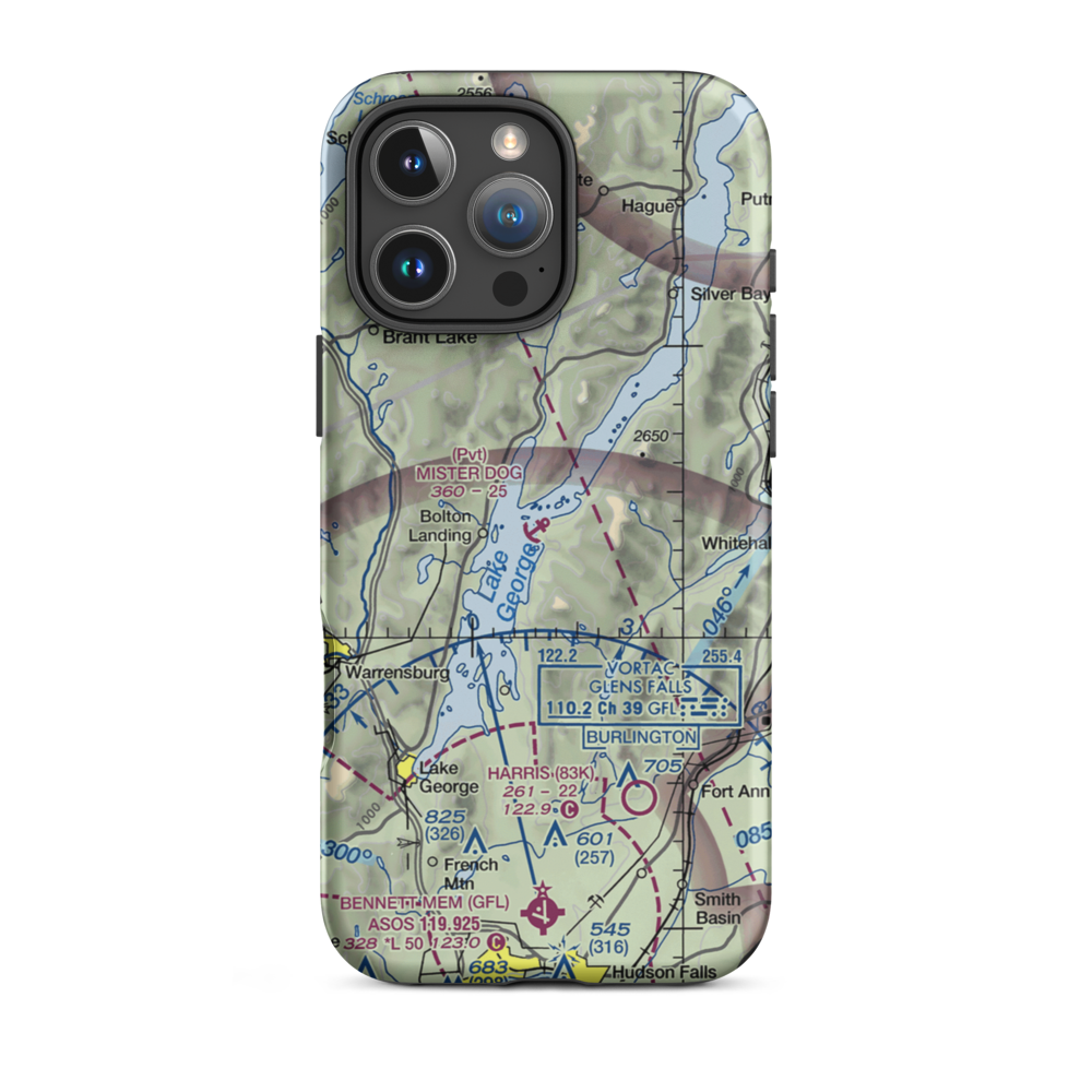 Mister Dog Seaplane Base (8NK8) VFR Sectional  Tough iPhone Case iPhone 16 Pro Max model shown