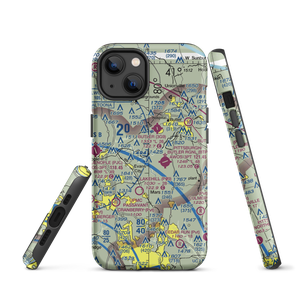 Misty Hill Farm Airport (PN14) VFR Sectional  Tough iPhone Case