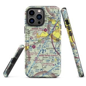 Mitch Veenstra Airport (MI39) VFR Sectional  Tough iPhone Case