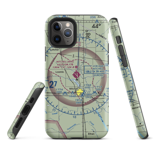 Mitchell Municipal Airport (MHE) VFR Sectional  Tough iPhone Case