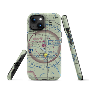 Mitchell Municipal Airport (MHE) VFR Sectional  Tough iPhone Case