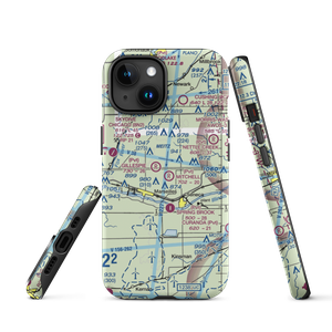 Mitchell RLA Restricted Landing Area (67IL) VFR Sectional  Tough iPhone Case