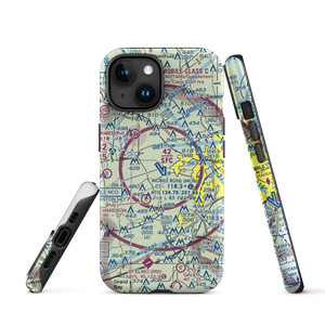 Mobile Regional Airport (MOB) VFR Sectional  Tough iPhone Case