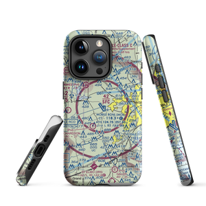 Mobile Regional Airport (MOB) VFR Sectional  Tough iPhone Case
