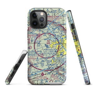 Mobile Regional Airport (MOB) VFR Sectional  Tough iPhone Case