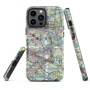 Mock Airport (3NJ5) VFR Sectional  Tough iPhone Case