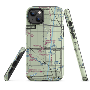 Moffet Airstrip (NA56) VFR Sectional  Tough iPhone Case