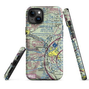 Mohawk Valley Airport (K13) VFR Sectional  Tough iPhone Case