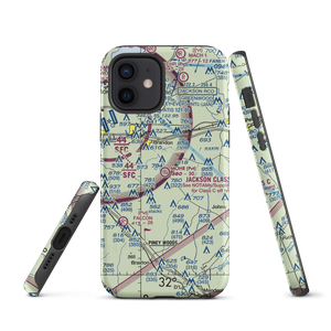 Mohr Farm Airport (MS11) VFR Sectional  Tough iPhone Case