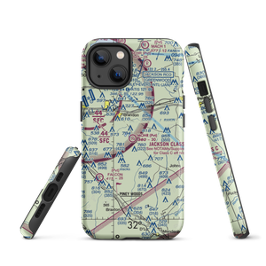 Mohr Farm Airport (MS11) VFR Sectional  Tough iPhone Case