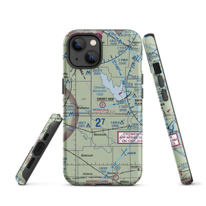 Mono Aircraft Airport (0KS7) VFR Sectional  Tough iPhone Case