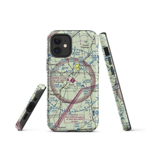 Monroe County Aeroplex Airport (MVC) VFR Sectional  Tough iPhone Case