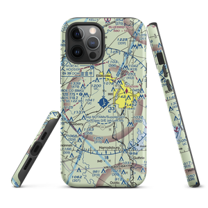 Monroe County Airport (BMG) VFR Sectional  Tough iPhone Case