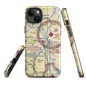 Montague-Yreka Rohrer Field (1O5) VFR Sectional  Tough iPhone Case