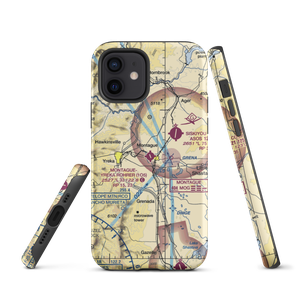 Montague-Yreka Rohrer Field (1O5) VFR Sectional  Tough iPhone Case
