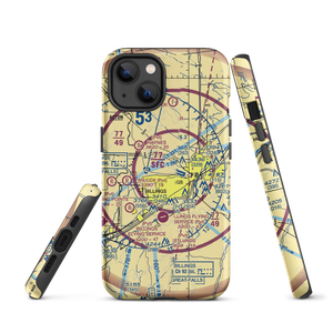 Montana ARNG Heliport (MNG) VFR Sectional  Tough iPhone Case