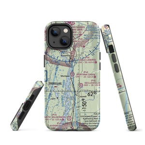 Montana Creek Airport (21AK) VFR Sectional  Tough iPhone Case