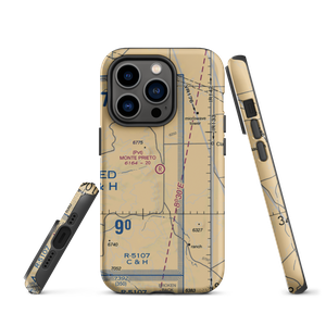 Monte Prieto Ranch Airport (57NM) VFR Sectional  Tough iPhone Case