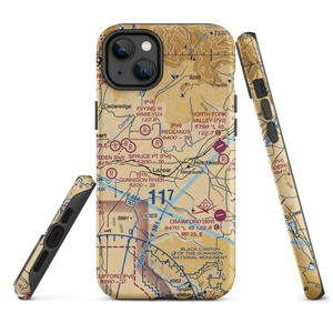 Montemadeira Ii Airport (CD97) VFR Sectional  Tough iPhone Case