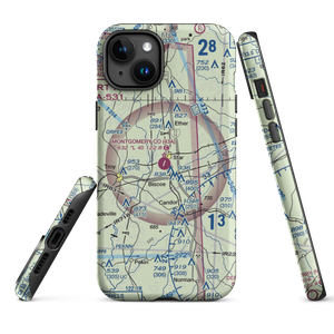 Montgomery County Airport (43A) VFR Sectional  Tough iPhone Case