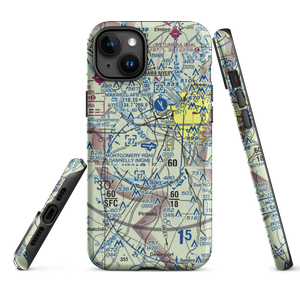 Montgomery Regional (Dannelly Field) Airport (MGM) VFR Sectional  Tough iPhone Case