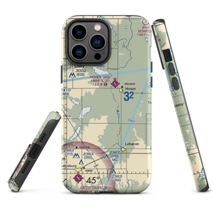 Monty Harer Airstrip (SD79) VFR Sectional  Tough iPhone Case