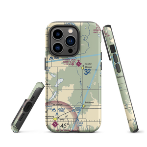 Monty Harer Airstrip (SD79) VFR Sectional  Tough iPhone Case
