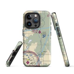 Monty Harer Airstrip (SD79) VFR Sectional  Tough iPhone Case