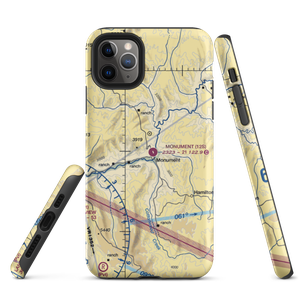 Monument Municipal Airport (12S) VFR Sectional  Tough iPhone Case