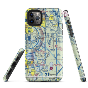 Moon Landing Seaplane Base (FD21) VFR Sectional  Tough iPhone Case