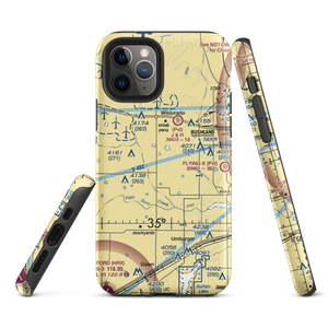 Moore Airport (1TE6) VFR Sectional  Tough iPhone Case