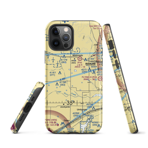 Moore Airport (1TE6) VFR Sectional  Tough iPhone Case