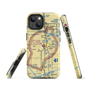 Moore County Airport (DUX) VFR Sectional  Tough iPhone Case