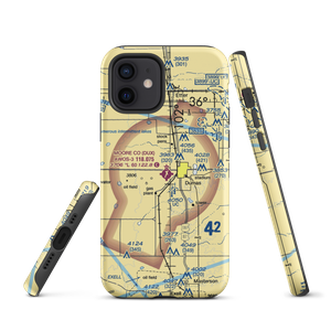 Moore County Airport (DUX) VFR Sectional  Tough iPhone Case