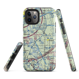 Moore Farm Airport (45AR) VFR Sectional  Tough iPhone Case