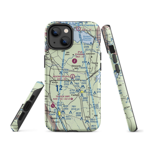 Moore Hx Ranch Airport (7XS6) VFR Sectional  Tough iPhone Case